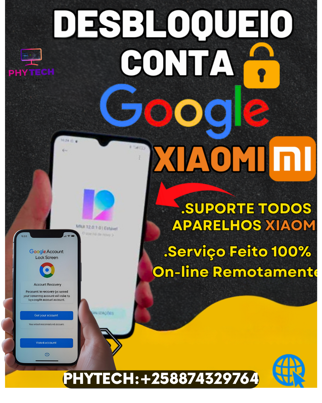 Desbloqueio de Conta Xiaomi
