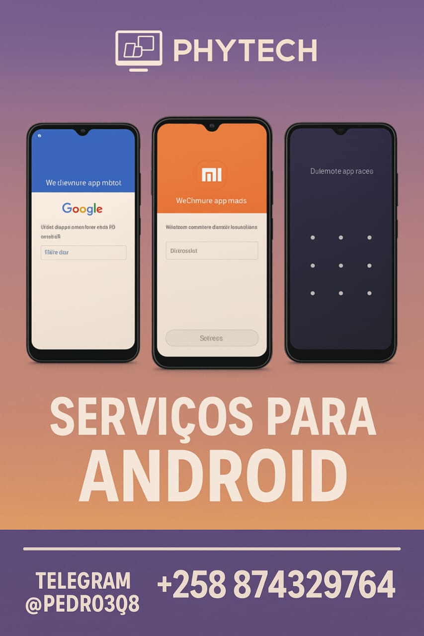 Desbloqueio de Conta Google